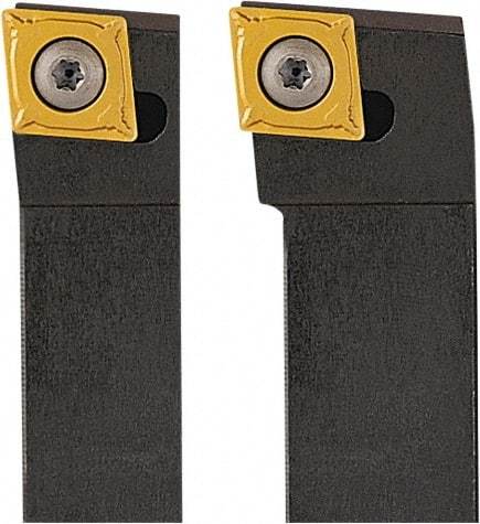 Seco - SCLC, Right Hand Cut, 95° Lead Angle, 16mm Shank Height x 16mm Shank Width, Neutral Rake Indexable Turning Toolholder - 100mm OAL, CC..09T3.. Insert Compatibility, Series Screw Lock - Exact Tool & Supply
