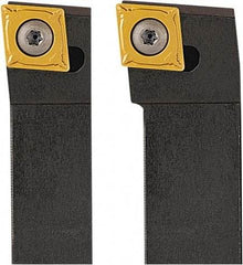 Seco - SCLC, Right Hand Cut, 95° Lead Angle, 16mm Shank Height x 16mm Shank Width, Neutral Rake Indexable Turning Toolholder - 100mm OAL, CC..09T3.. Insert Compatibility, Series Screw Lock - Exact Tool & Supply