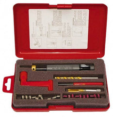 Recoil - 36 Inserts, #10-24, #10-24 UNC, Thread Repair Kit - 0.285" Insert Length - Exact Tool & Supply