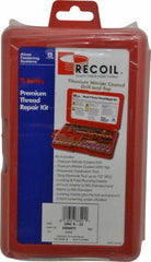 Recoil - 36 Inserts, #6-32, #6-32 UNC, Thread Repair Kit - 0.207" Insert Length - Exact Tool & Supply