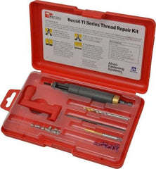 Recoil - 36 Inserts, #8-32, #8-32 UNC, Thread Repair Kit - 0.246" Insert Length - Exact Tool & Supply