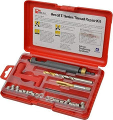 Recoil - 18 Inserts, M8x1.25, M8x1.25 Metric Coarse, Thread Repair Kit - 12mm Insert Length - Exact Tool & Supply