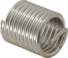 Recoil - 3/4-10 UNC, 1-1/8" OAL, Free Running Helical Insert - 9-3/8 Free Coils, Tanged, Stainless Steel, 1-1/2D Insert Length - Exact Tool & Supply