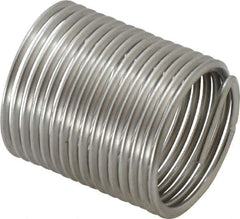 Recoil - 7/8-14 UNF, 1.312" OAL, Free Running Helical Insert - 15-1/2 Free Coils, Tanged, Stainless Steel, 1-1/2D Insert Length - Exact Tool & Supply