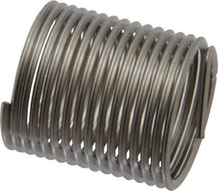 Recoil - 1-12 UNF, 1-1/2" OAL, Free Running Helical Insert - 15 Free Coils, Tanged, Stainless Steel, 1-1/2D Insert Length - Exact Tool & Supply