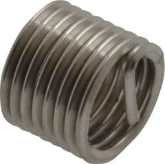 Recoil - M7x1.00 Metric Coarse, 10-1/2" OAL, Free Running Helical Insert - 8 Free Coils, Tanged, Stainless Steel, 1-1/2D Insert Length - Exact Tool & Supply