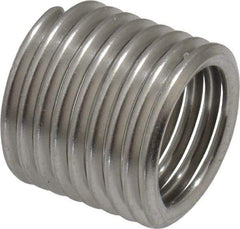 Recoil - M12x1.75 Metric Coarse, 18" OAL, Free Running Helical Insert - 8-1/4 Free Coils, Tanged, Stainless Steel, 1-1/2D Insert Length - Exact Tool & Supply