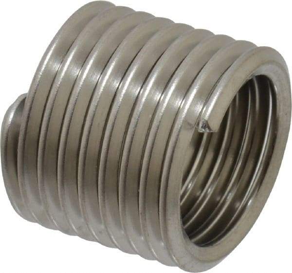 Recoil - M18x2.50 Metric Coarse, 27" OAL, Free Running Helical Insert - 8-7/8 Free Coils, Tanged, Stainless Steel, 1-1/2D Insert Length - Exact Tool & Supply
