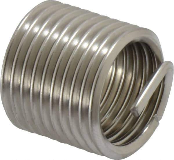 Recoil - M20x2.50 Metric Coarse, 30" OAL, Free Running Helical Insert - 9-7/8 Free Coils, Tanged, Stainless Steel, 1-1/2D Insert Length - Exact Tool & Supply