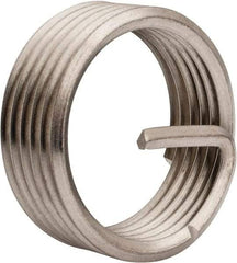 Recoil - 3/4-14 NPT, 0.553" OAL, Free Running Helical Insert - 5-5/8 Free Coils, Tanged, Stainless Steel, 1-1/2D Insert Length - Exact Tool & Supply