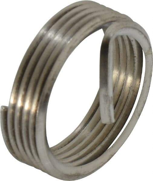 Recoil - 1 - 11-1/2 NPT, 0.661" OAL, Free Running Helical Insert - 5-1/2 Free Coils, Tanged, Stainless Steel, 1-1/2D Insert Length - Exact Tool & Supply