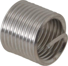 Recoil - M8x1.00 Metric Fine, 12" OAL, Free Running Helical Insert - 9-3/8 Free Coils, Tanged, Stainless Steel, 1-1/2D Insert Length - Exact Tool & Supply