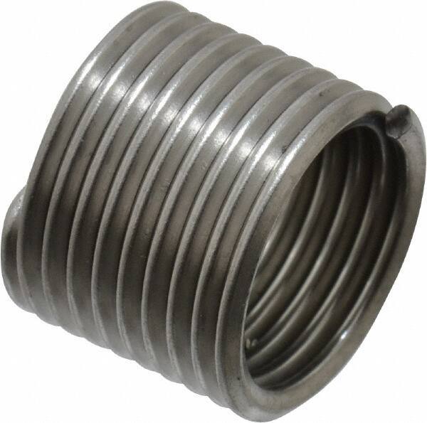 Recoil - M12x1.50 Metric Fine, 18" OAL, Free Running Helical Insert - 9-5/8 Free Coils, Tanged, Stainless Steel, 1-1/2D Insert Length - Exact Tool & Supply