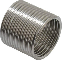 Recoil - M16x1.50 Metric Fine, 24mm OAL, Free Running Helical Insert - 13-1/8 Free Coils, Tanged, Stainless Steel, 1-1/2D Insert Length - Exact Tool & Supply