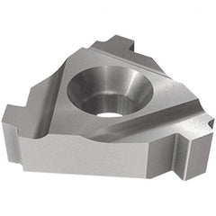 Iscar - 16IR Internal Right Hand 10 API Round Laydown Threading Insert - Grade IC908, TiAlN Coated Carbide, 9.53mm Inscribed Circle - Exact Tool & Supply