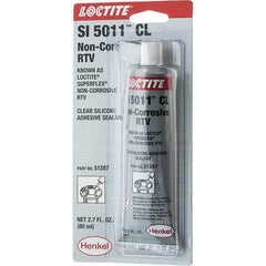 Loctite - 80 mL Tube Clear Silicone Sealant - NC RTV SIL-CL 80ML LOCTITE SUPERFLX RTV - Exact Tool & Supply