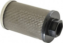 Flow Ezy Filters - 60 Mesh, 38 LPM, 10 GPM, 3.2" Diam, Female Suction Strainer without Bypass - 1 Port NPT, 5.8" Long - Exact Tool & Supply