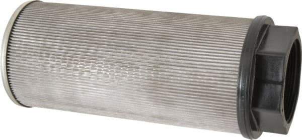 Flow Ezy Filters - 100 Mesh, 378 LPM, 100 GPM, 5.2" Diam, Female Suction Strainer without Bypass - 3 Port NPT, 12-1/2" Long - Exact Tool & Supply