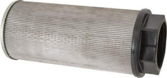 Flow Ezy Filters - 100 Mesh, 378 LPM, 100 GPM, 5.2" Diam, Female Suction Strainer without Bypass - 3 Port NPT, 12-1/2" Long - Exact Tool & Supply