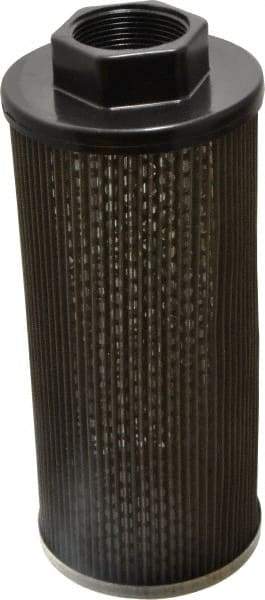 Flow Ezy Filters - 60 Mesh, 114 LPM, 30 GPM, 4.3" Diam, Female Suction Strainer without Bypass - 1-1/2 Port NPT, 9.8" Long - Exact Tool & Supply