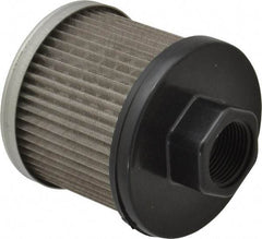 Flow Ezy Filters - 60 Mesh, 19 LPM, 5 GPM, 3.2" Diam, Female Suction Strainer without Bypass - 3/4 Port NPT, 3-1/2" Long - Exact Tool & Supply