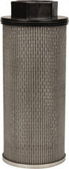 Flow Ezy Filters - 60 Mesh, 284 LPM, 75 GPM, 5.2" Diam, Female Suction Strainer without Bypass - 2-1/2 Port NPT, 12-1/2" Long - Exact Tool & Supply