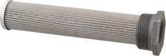 Flow Ezy Filters - 100 Mesh, 57 LPM, 15 GPM, 1.7" Diam, Male/Female Tank Mounted Strainer - 1 1/2 x 1 Port NPT, 8-1/2" Long - Exact Tool & Supply