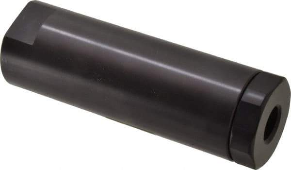 Flow Ezy Filters - 3/8 NPT Thread, 40 Micron, 1.6" Outside Diam, 4.9" Long, Stainless Steel Wire Cloth Media, Filter Assembly - Anodized Aluminum - Exact Tool & Supply