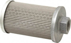Flow Ezy Filters - 60 Mesh, 38 LPM, 10 GPM, 3.3" Diam, Female Suction Strainer without Bypass - 3/4 Port NPT, 5.8" Long - Exact Tool & Supply