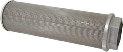 Flow Ezy Filters - 60 Mesh, 568 LPM, 150 GPM, 5.4" Diam, Female Suction Strainer without Bypass - 3 Port NPT, 17.8" Long - Exact Tool & Supply