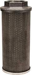Flow Ezy Filters - 60 Mesh, 189 LPM, 50 GPM, 4.3" Diam, Female Suction Strainer without Bypass - 2 Port NPT, 9.8" Long - Exact Tool & Supply
