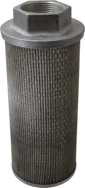 Flow Ezy Filters - 60 Mesh, 284 LPM, 75 GPM, 5.4" Diam, Female Suction Strainer without Bypass - 2-1/2 Port NPT, 12-1/2" Long - Exact Tool & Supply