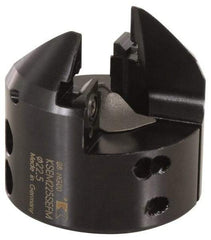 Kennametal - Series KSEM, 26mm ID, 55mm Overall Diam, 54mm OAL Drilling Chamfer Ring - 3.42807R001 Insert, 45° Chamfer, 2 Inserts - Exact Tool & Supply