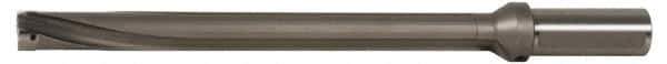 Kennametal - Series KSEM Plus, Head Connection FDS32, 10xD, 38.1mm Shank Diam, Drill Body - SSF Toolholder, 486.25mm OAL, 15.39" Drill Body Length, 12.99" Flute Length, Whistle Notch Shank, Through Coolant - Exact Tool & Supply