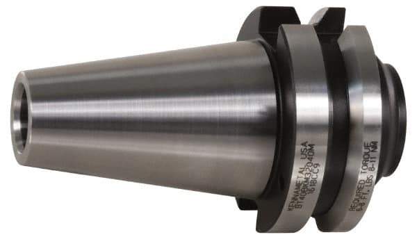 Kennametal - KM50 System Size, BT40 Taper, Modular Tool Holding System Adapter - 60mm Projection, 125.4mm OAL, Through Coolant - Exact Tool & Supply