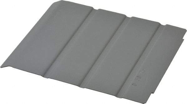 Vidmar - Tool Box Steel Drawer Divider - 3-1/2" Wide x 3-7/8" Deep x 5-1/4" High, Gray, For Vidmar Cabinets - Exact Tool & Supply