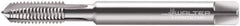 Walter-Prototyp - M6x1.00 Metric Coarse, 3 Flutes, Plug Chamfer, Bright Finish, Powdered Metal Spiral Point STI Tap - 0.315" Shank Diam, 0.2441" Square Size, 4H Class of Fit, Series 20207 - Exact Tool & Supply
