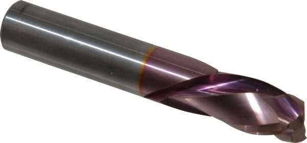 Onsrud - 1/2" Cutting Diam x 7/8" Length of Cut, 2 Flute, Compression Spiral Router Bit - Marathon Coated, Right Hand Cut, Solid Carbide, 3" OAL x 1/2" Shank Diam, Double Edge, 30° Helix Angle - Exact Tool & Supply