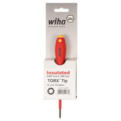 Insulated Cushion Grip Torx Screwdriver T30 × 100 mm In Carded Hanger - Exact Tool & Supply