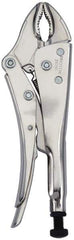 Proto - 10" OAL Curved Jaw Locking Pliers - 25/64" Jaw Width, 1-1/2" Jaw Depth, Steel Handle - Exact Tool & Supply