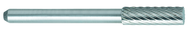 SK-9 -- 25mm x 90mm LOC x 6mm Shank x 50mm OAL 90 Degree Cone Carbide Medium Right Hand Spiral Burr - Exact Tool & Supply