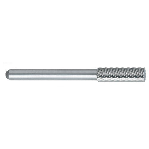 ‎SM-53 -4mm × 12mm LOC × 6mm Shank × 50mm OAL 14 Degree Included Angle Carbide Medium Right Hand Spiral Burr - Exact Tool & Supply