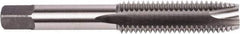 Union Butterfield - M4x0.70 Metric Coarse, 2 Flute, Bright Finish, High Speed Steel Spiral Point Tap - Plug Chamfer, Right Hand Thread, 2-1/8" OAL, 3/4" Thread Length, 0.168" Shank Diam, 6H Class of Fit, Series 1785M - Exact Tool & Supply
