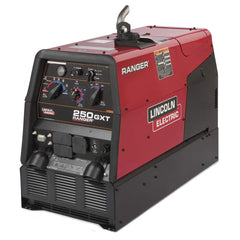 Lincoln Electric - Portable Welder/Generators; Duty Cycle: 250A AC/DC CC/25V/100%; 250A DC CV/25V/100% ; Process: Stick,TIG, MIG, Flux Cored ; Input Current: AC/DC ; Output Current: AC/DC ; Maximum Output Voltage: 230 ; Phase: Single Phase - Exact Tool & Supply