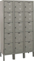 Hallowell - 15 Door, 5 Tier, Premium Box Lockers - Exact Tool & Supply