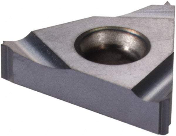 Iscar - 16IR Internal Right Hand 32 UN Laydown Threading Insert - Grade IC908, TiAlN Coated Carbide, 9.53mm Inscribed Circle - Exact Tool & Supply