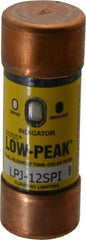 Cooper Bussmann - 300 VDC, 600 VAC, 12 Amp, Time Delay General Purpose Fuse - Fuse Holder Mount, 2-1/4" OAL, 100 at DC, 300 at AC (RMS) kA Rating, 13/16" Diam - Exact Tool & Supply