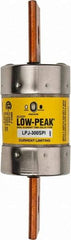 Cooper Bussmann - 300 VDC, 600 VAC, 300 Amp, Time Delay General Purpose Fuse - Bolt-on Mount, 7-1/8" OAL, 100 at DC, 300 at AC (RMS) kA Rating, 2" Diam - Exact Tool & Supply