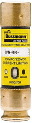 Cooper Bussmann - 125 VDC, 250 VAC, 35 Amp, Time Delay General Purpose Fuse - Fuse Holder Mount, 76.2mm OAL, 100 at DC, 300 at AC (RMS) kA Rating, 13/16" Diam - Exact Tool & Supply