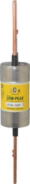 Cooper Bussmann - 300 VDC, 600 VAC, 150 Amp, Time Delay General Purpose Fuse - Bolt-on Mount, 9-5/8" OAL, 100 at DC, 300 at AC (RMS) kA Rating, 1-5/8" Diam - Exact Tool & Supply